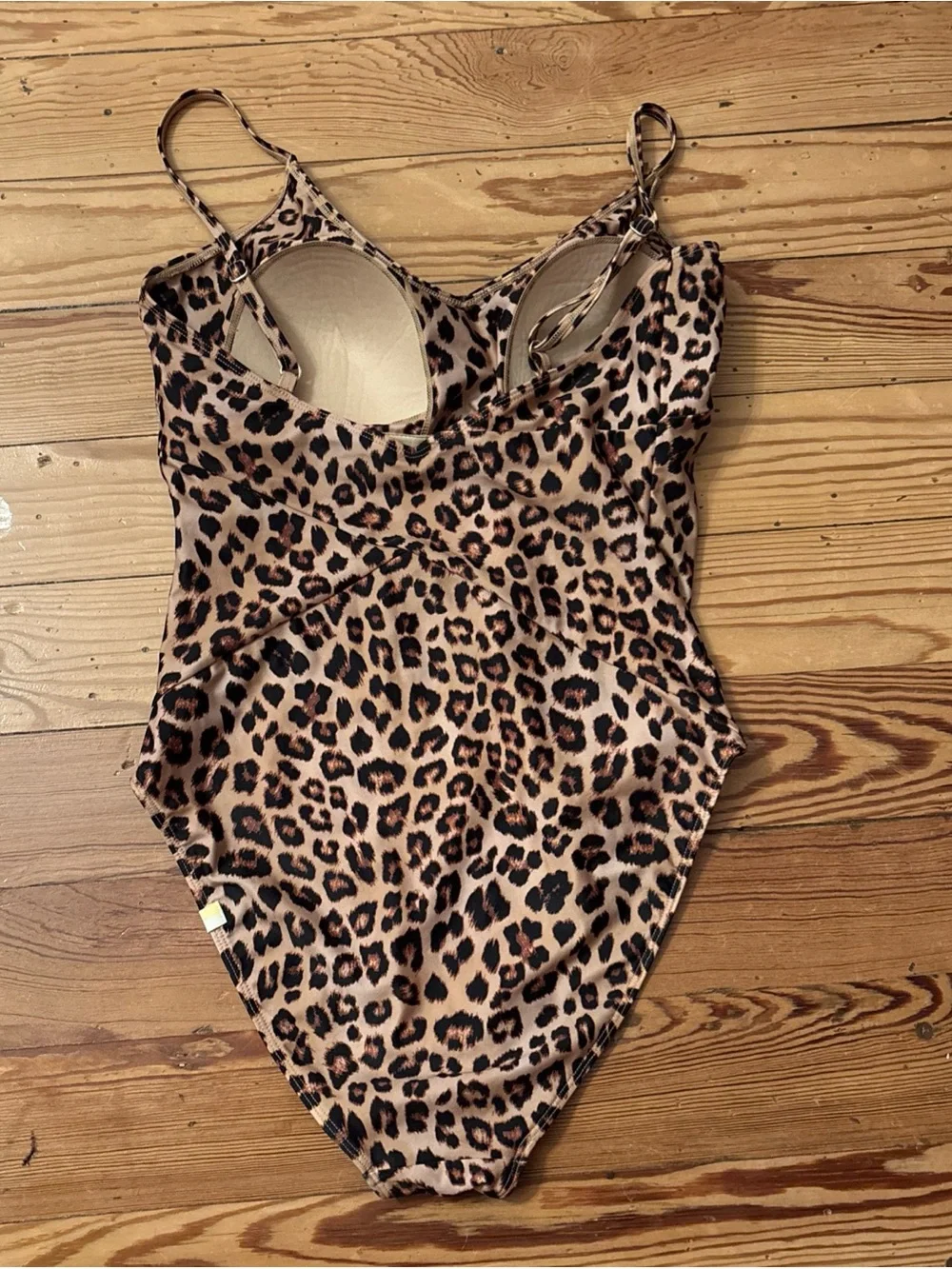 Summersalt One Piece Swimsuit Leopard Print Brown Size 8